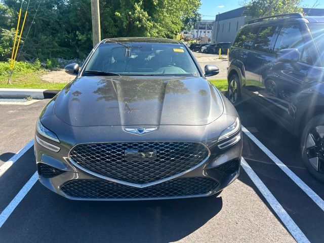 Makalu Gray 2023 Genesis G70 3.3T RWD Sedan Rear-Wheel Drive 8-Speed Automatic