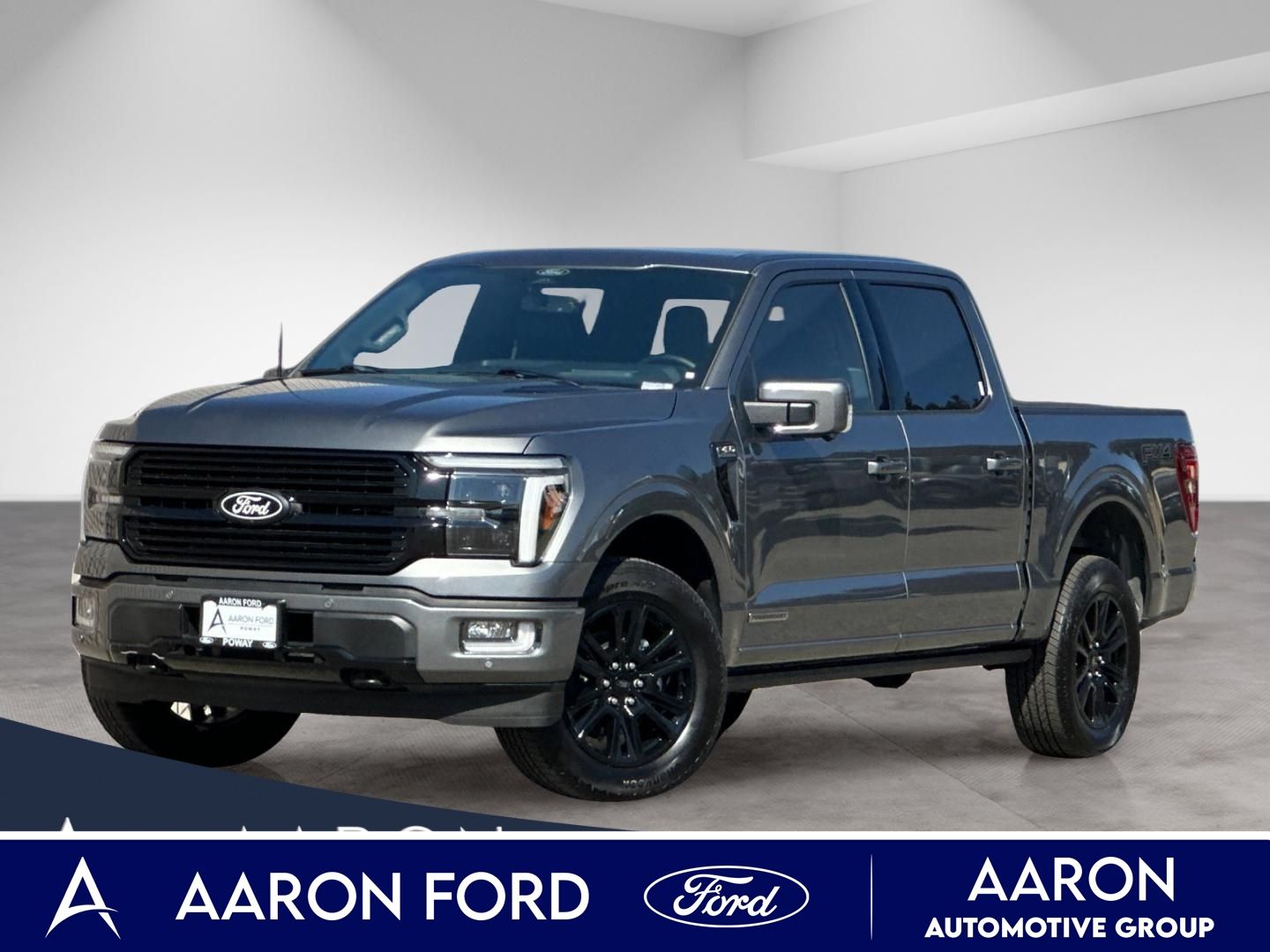 Gray Metallic 2025 Ford F-150 Pickup Truck Four-Wheel Drive Automatic