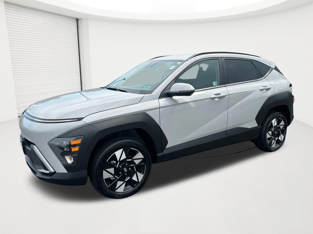 Cyber Gray Metallic 2024 Hyundai Kona SUV / Crossover All-Wheel Drive Continuously Variable Transmission