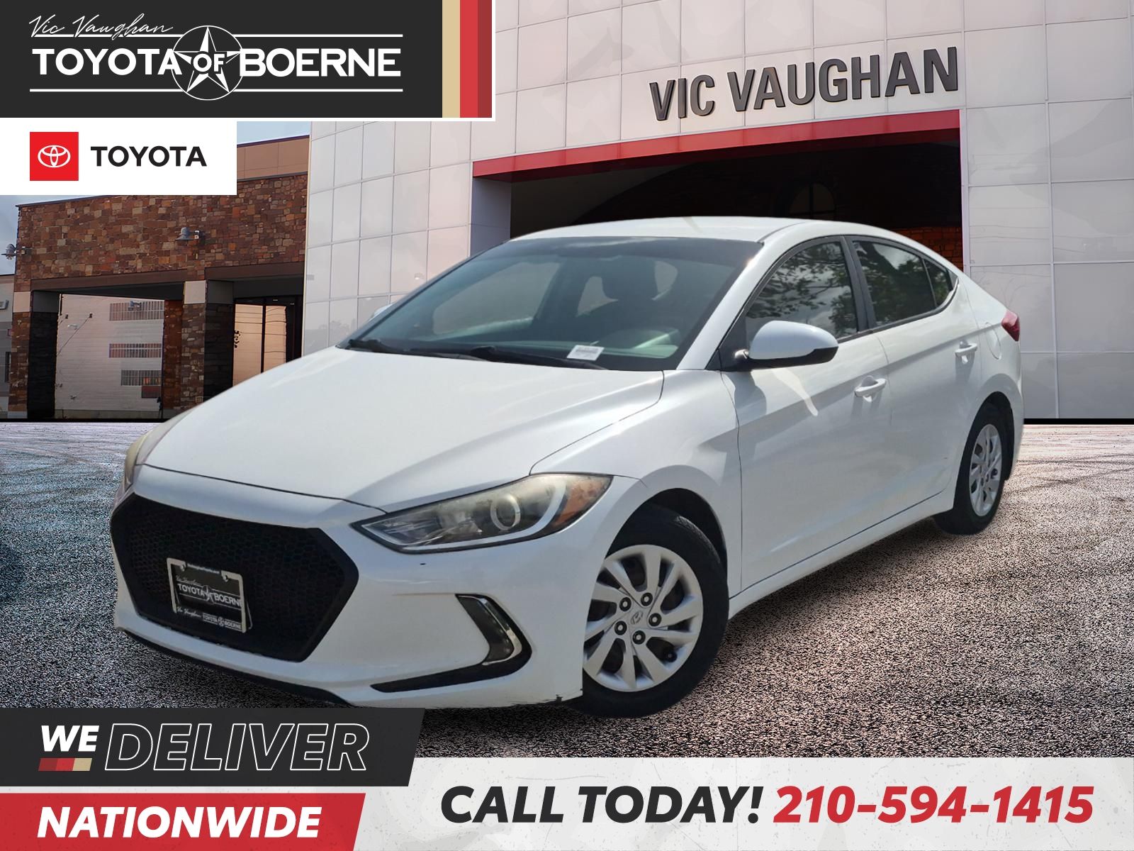 Quartz White Pearl 2017 Hyundai Elantra Sedan Front-Wheel Drive 6-Speed Automatic