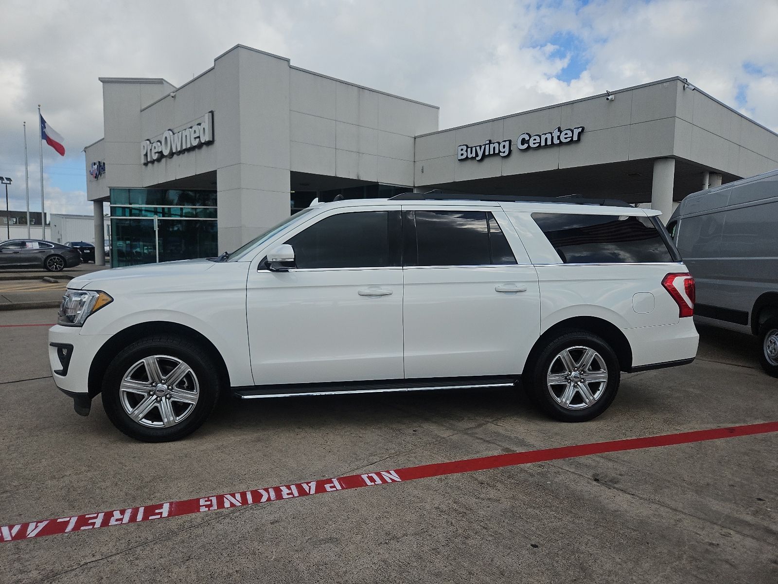 2021 Ford Expedition Max XLT White at Classic Chevrolet Galveston