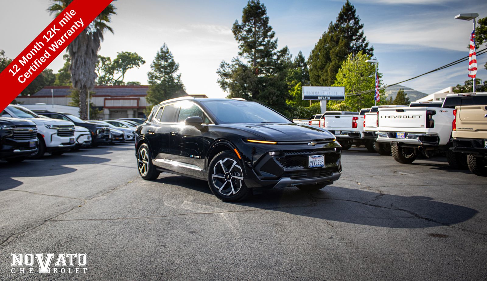 Black 2025 Chevrolet Equinox EV LT FWD SUV / Crossover Front-Wheel Drive 1-Speed Automatic