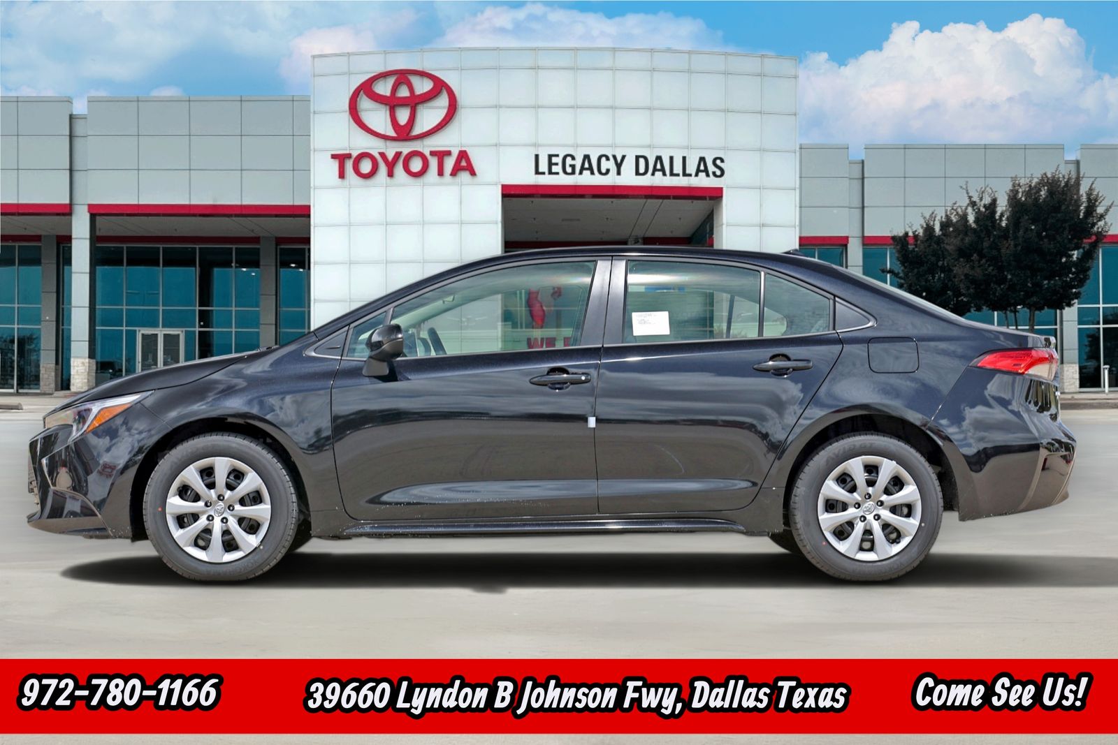 New 2026 Black Toyota LE image 5
