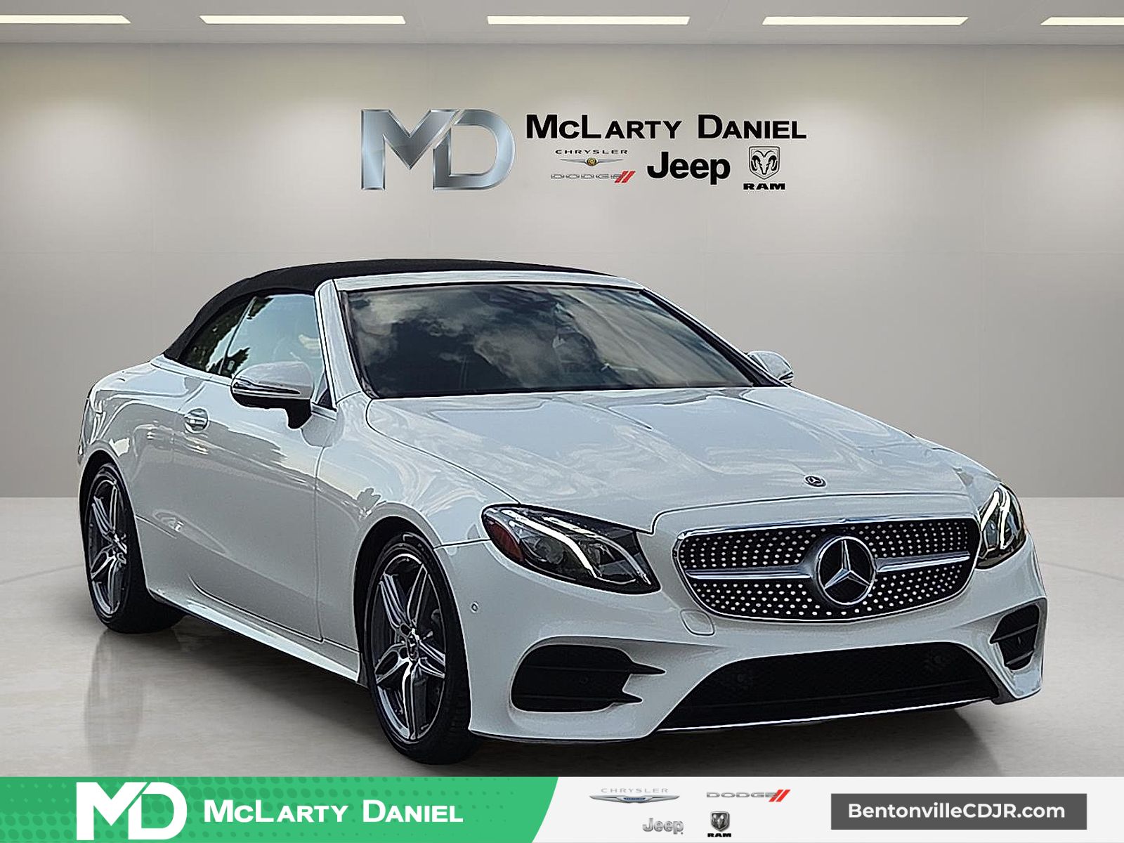 designo Diamond White Metallic 2020 Mercedes-Benz E-Class Convertible Rear-Wheel Drive 9-Speed Automatic