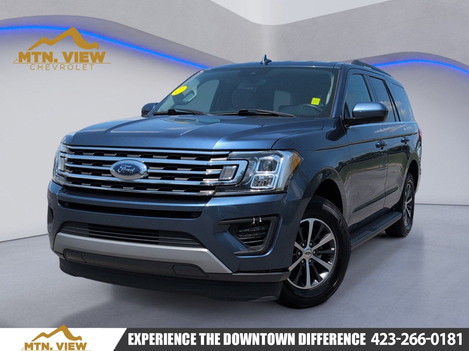 Blue Metallic 2020 Ford Expedition SUV / Crossover 4X2 Automatic
