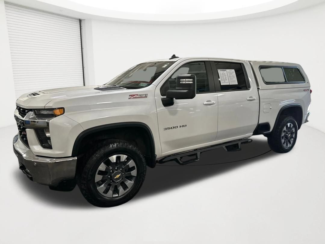 White (Iridescent Pearl Tricoat) 2021 Chevrolet Silverado 3500HD Pickup Truck Four-Wheel Drive Automatic