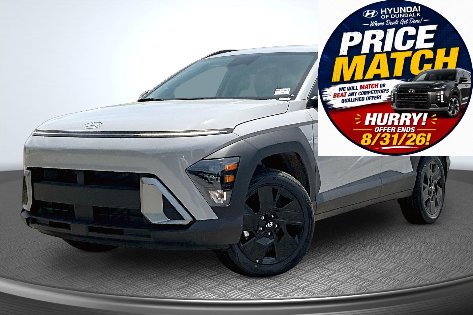 Cyber Gray Metallic 2026 Hyundai Kona SUV / Crossover All-Wheel Drive Continuously Variable Transmission