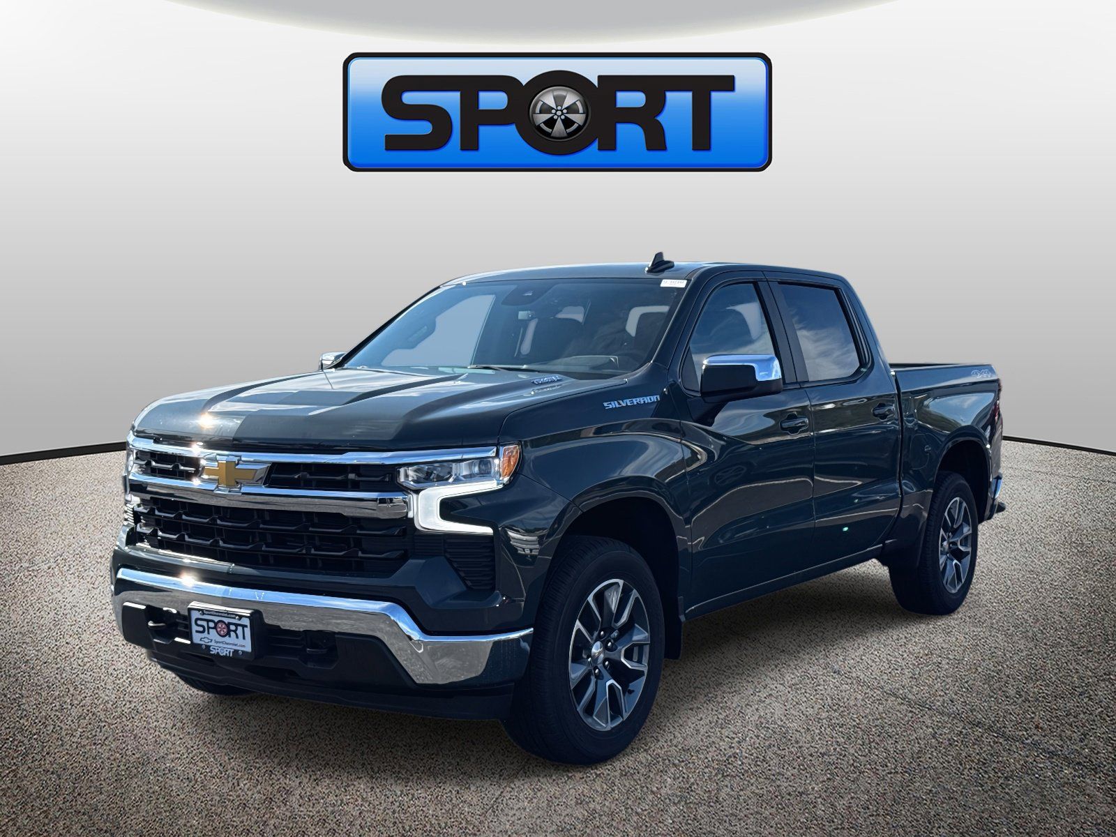 Cypress Gray 2026 Chevrolet Silverado 1500 Pickup Truck Four-Wheel Drive 8-Speed Automatic