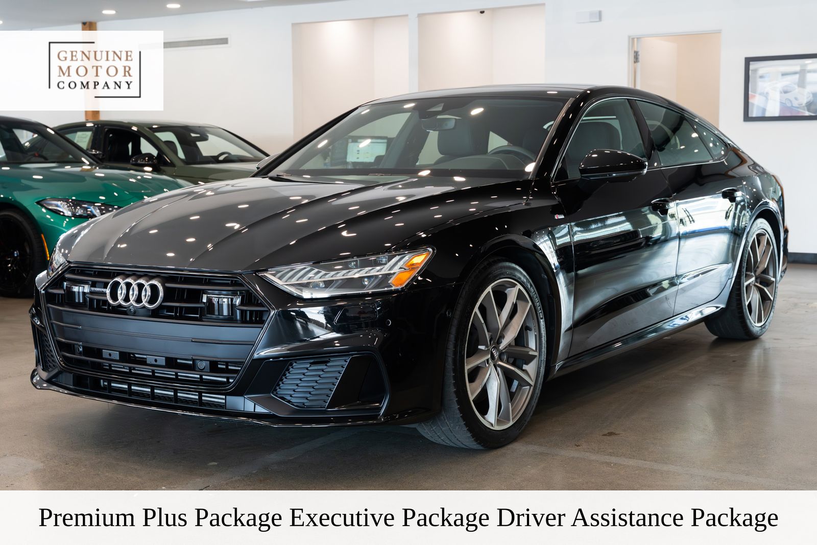Black Metallic 2020 Audi A7 Sedan All-Wheel Drive 6-Speed Automatic