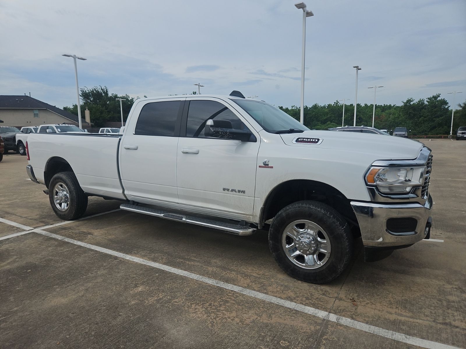 2021 Ram 2500 Big Horn White at North Houston Mitsubishi