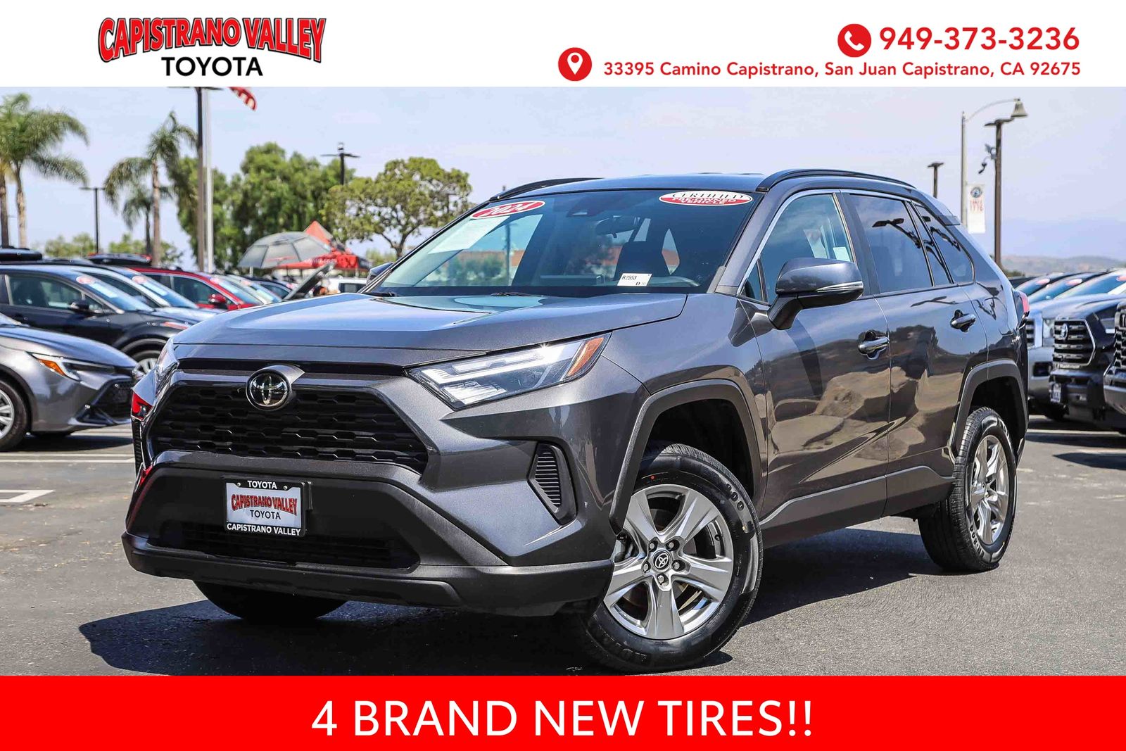 Magnetic Gray Metallic 2024 Toyota RAV4 SUV / Crossover Front-Wheel Drive 8-Speed Automatic