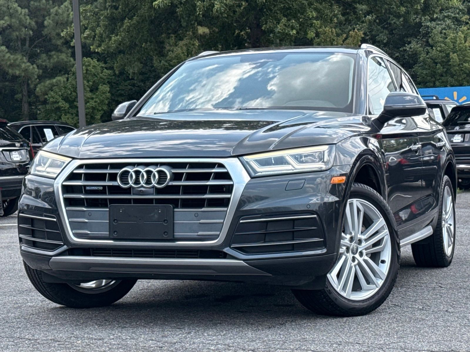 Gray Metallic 2018 Audi Q5 SUV / Crossover All-Wheel Drive 7-Speed Automatic