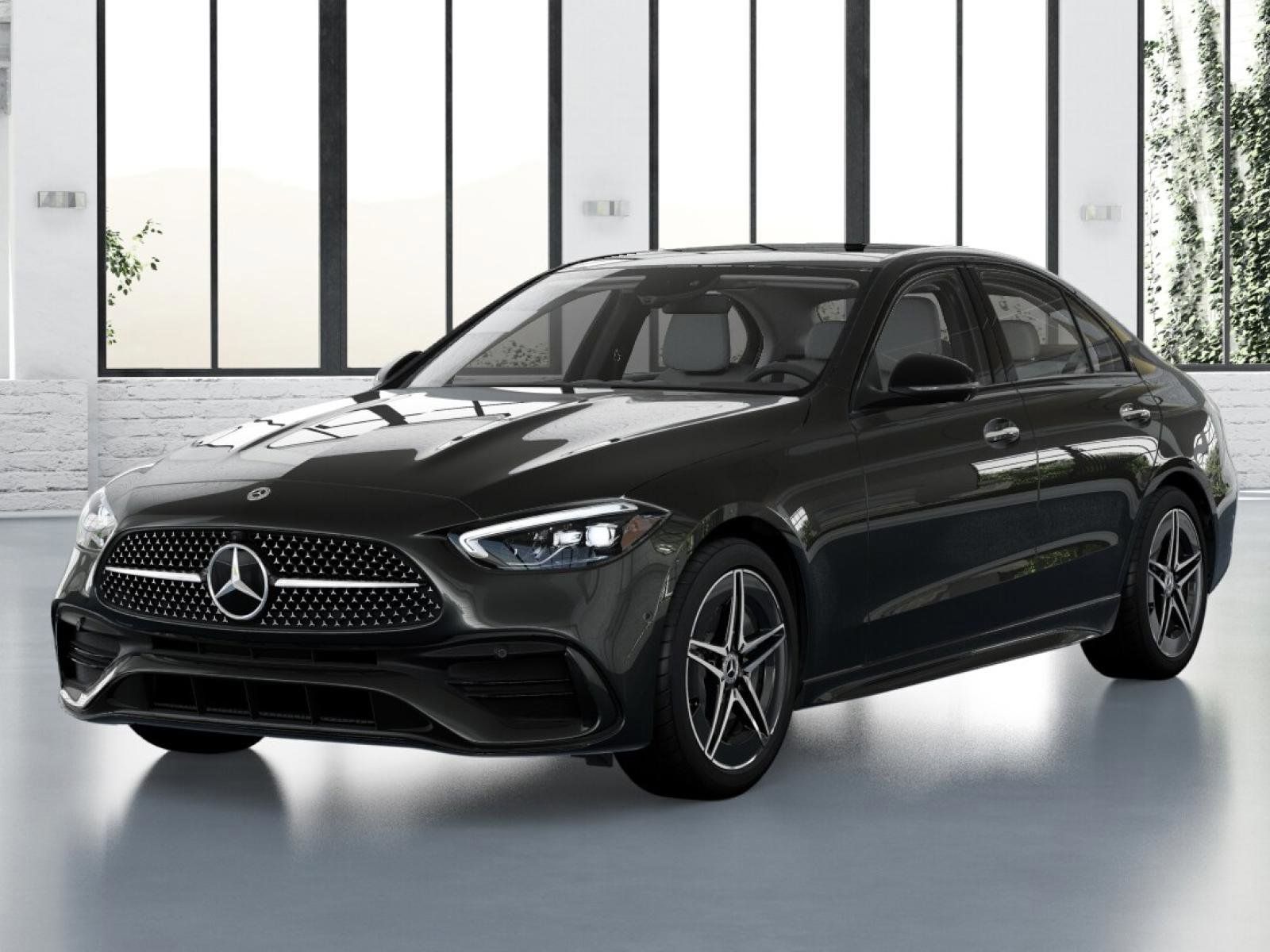 Gray (Graphite Grey Metallic) 2026 Mercedes-Benz C-Class C 300 4MATIC Sedan All-Wheel Drive 9-Speed Automatic
