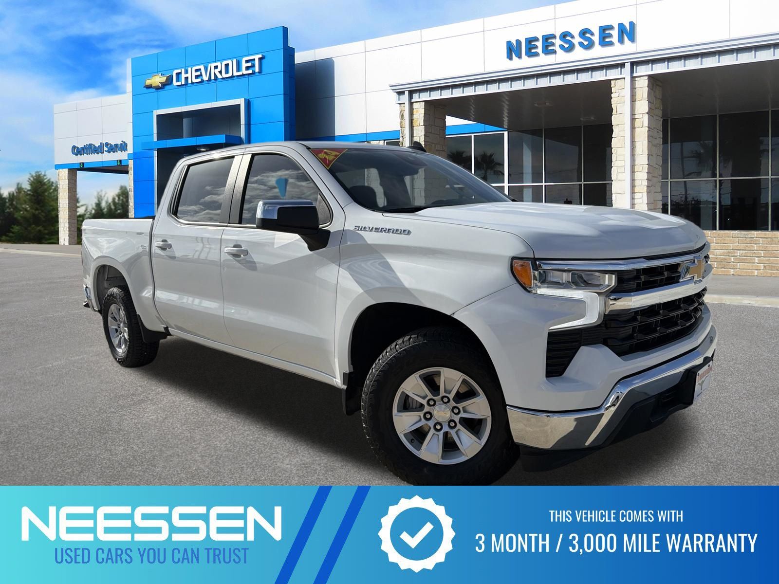 Summit White 2024 Chevrolet Silverado 1500 Pickup Truck 4X2 Automatic