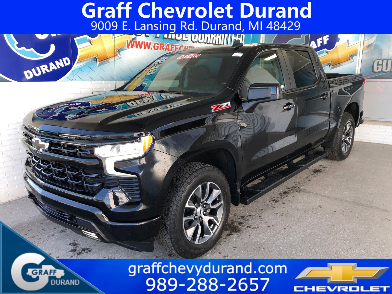 Black 2022 Chevrolet Silverado 1500 RST Crew Cab 4WD Pickup Truck Four-Wheel Drive Automatic