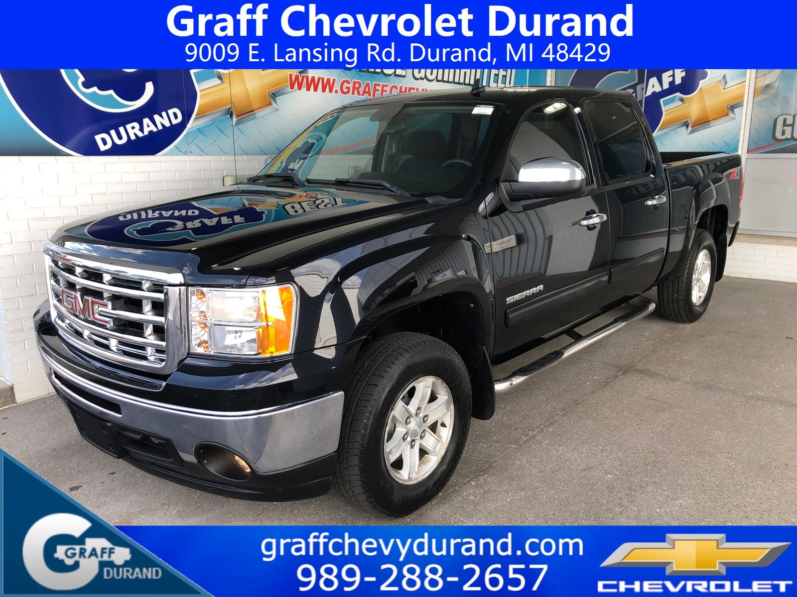 Onyx Black 2011 GMC Sierra 1500 Pickup Truck Four-Wheel Drive 6-Speed Automatic