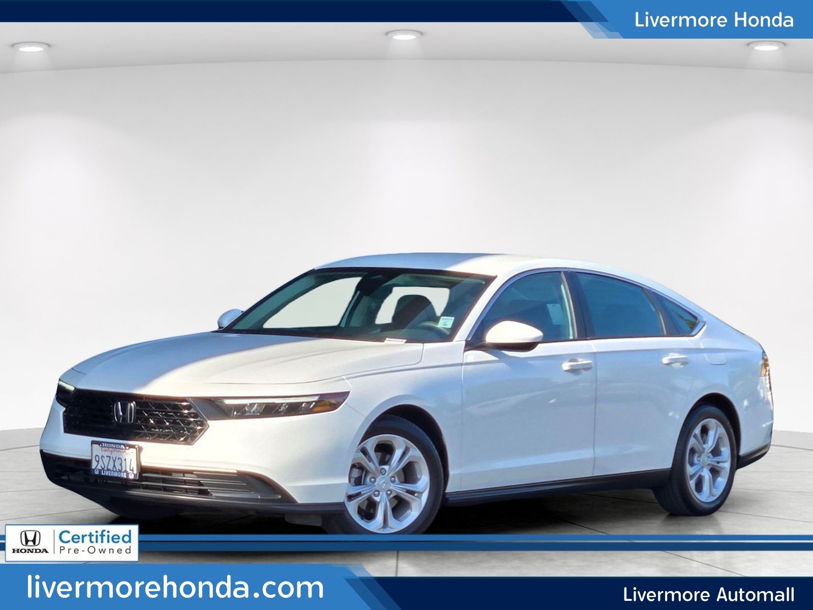 White 2025 Honda Accord Sedan Front-Wheel Drive Continuously Variable Transmission