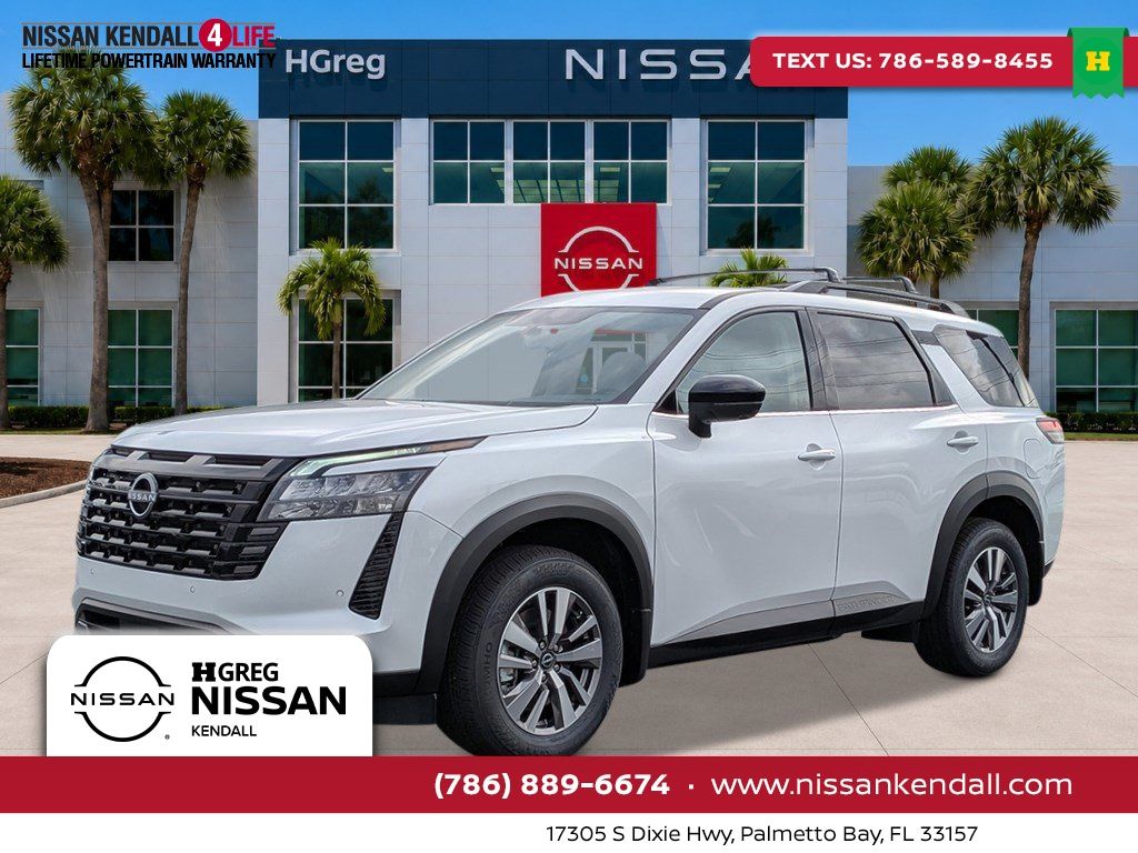 Everest White Pearl Tricoat 2026 Nissan Pathfinder SUV / Crossover Front-Wheel Drive 9-Speed Automatic