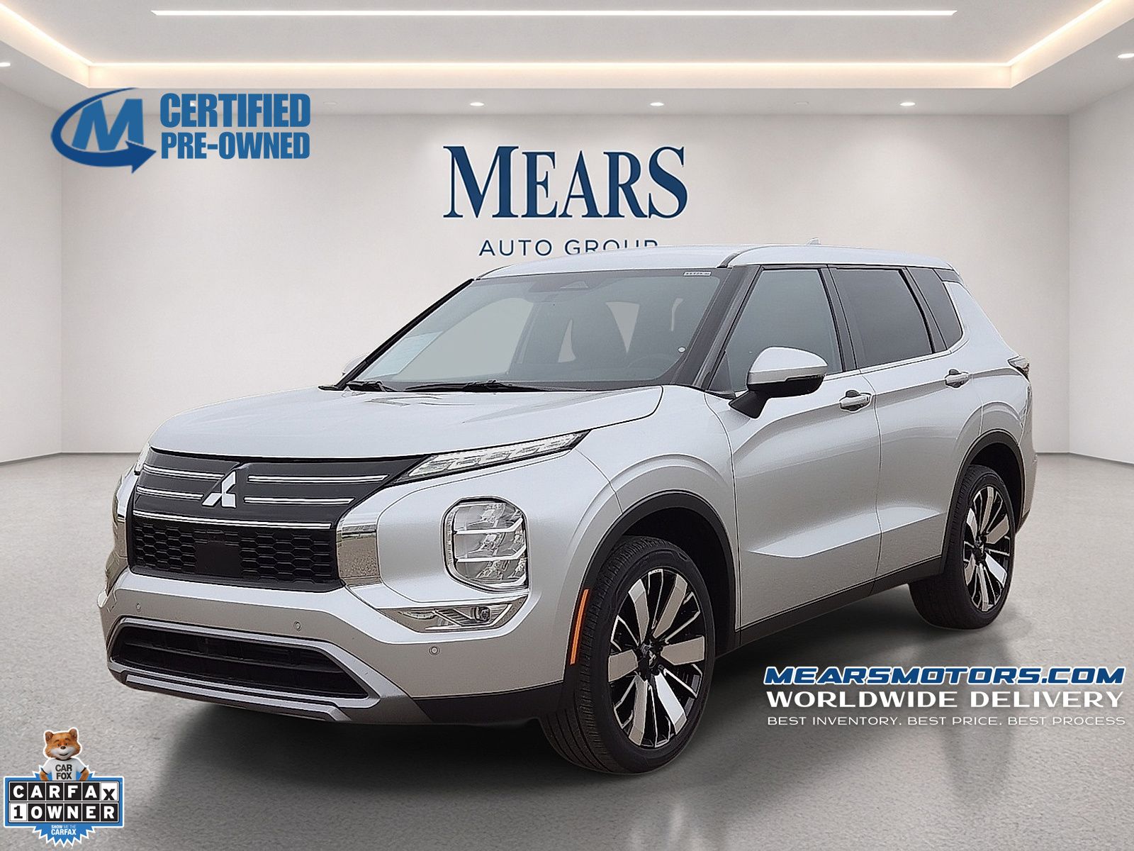 Alloy Silver Metallic 2025 Mitsubishi Outlander SUV / Crossover Front-Wheel Drive Continuously Variable Transmission