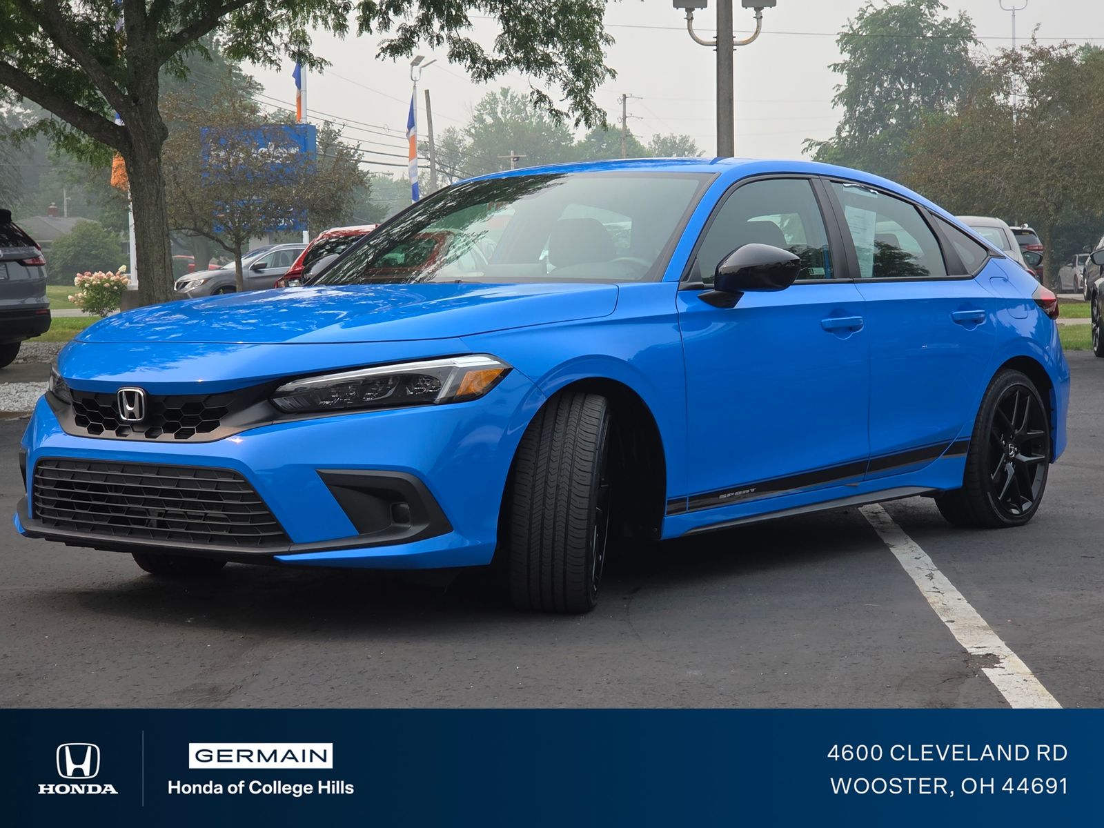 Certified Used 2023 Blue Honda Sport image 9