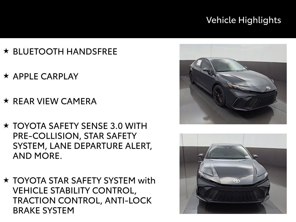 New 2026 Toyota Camry Sedan