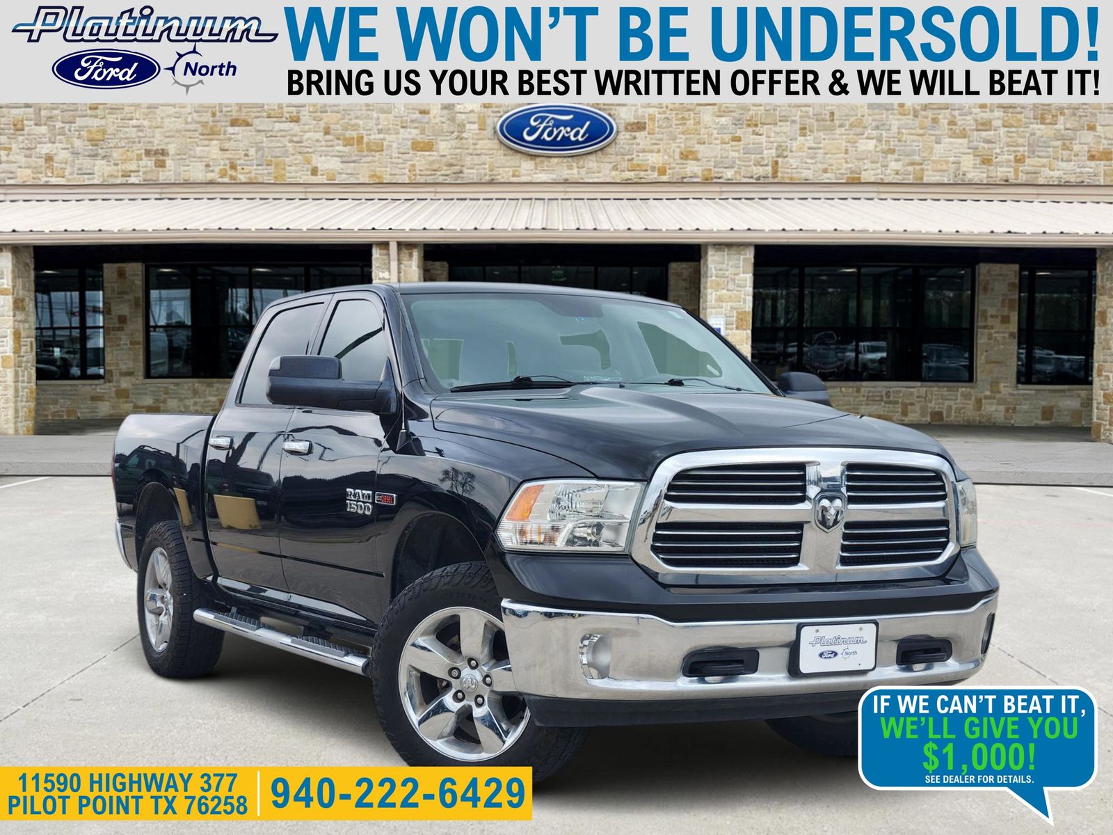 2015 RAM 1500 Big Horn Crew Cab 4WD