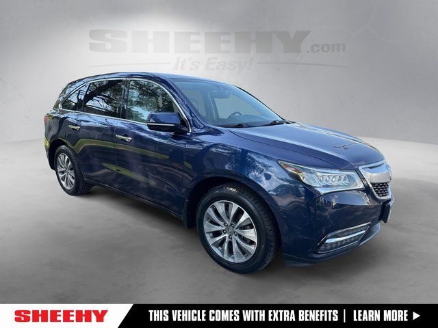 Fathom Blue Pearl 2015 Acura MDX SH-AWD with Technology Package SUV / Crossover All-Wheel Drive 6-Speed Automatic