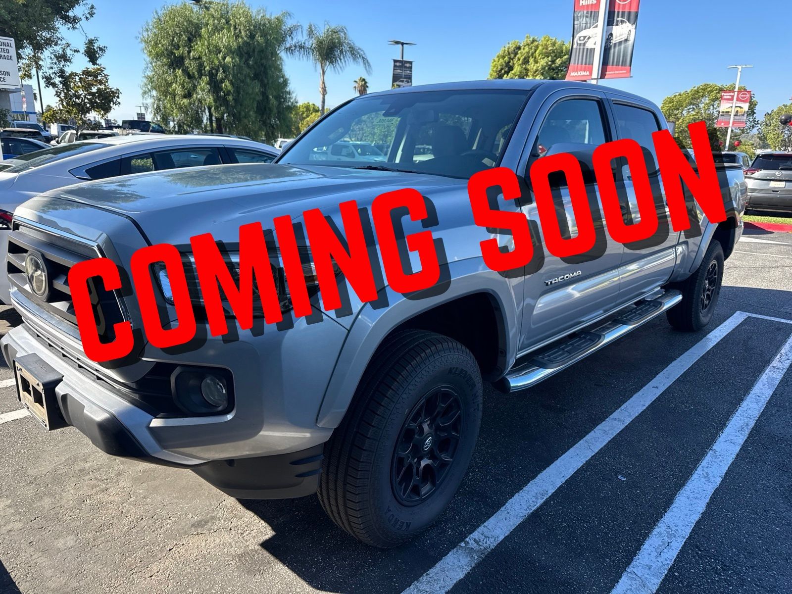 Silver Sky Metallic 2021 Toyota Tacoma Pickup Truck 4X2 6-Speed Automatic