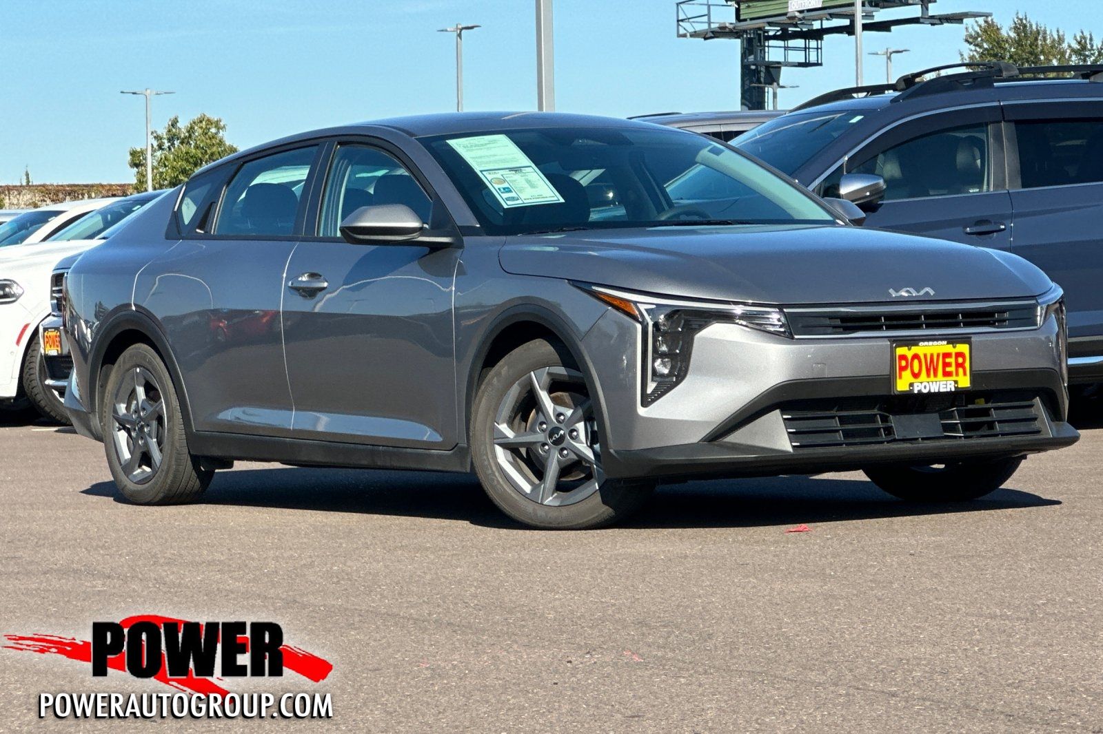 Steel Gray 2026 Kia K4 Sedan Front-Wheel Drive Continuously Variable Transmission