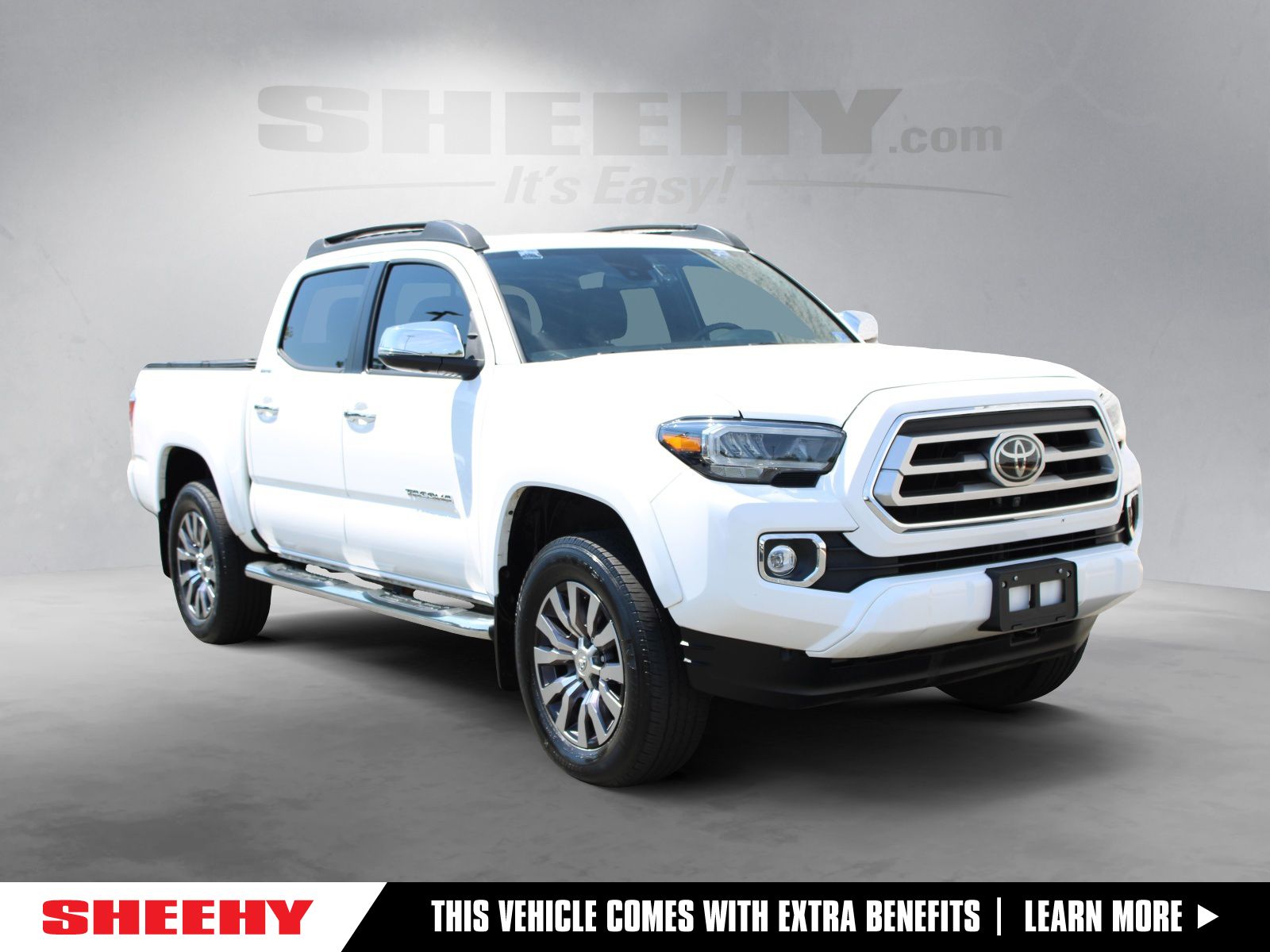 White 2022 Toyota Tacoma Pickup Truck Four-Wheel Drive 6-Speed Automatic