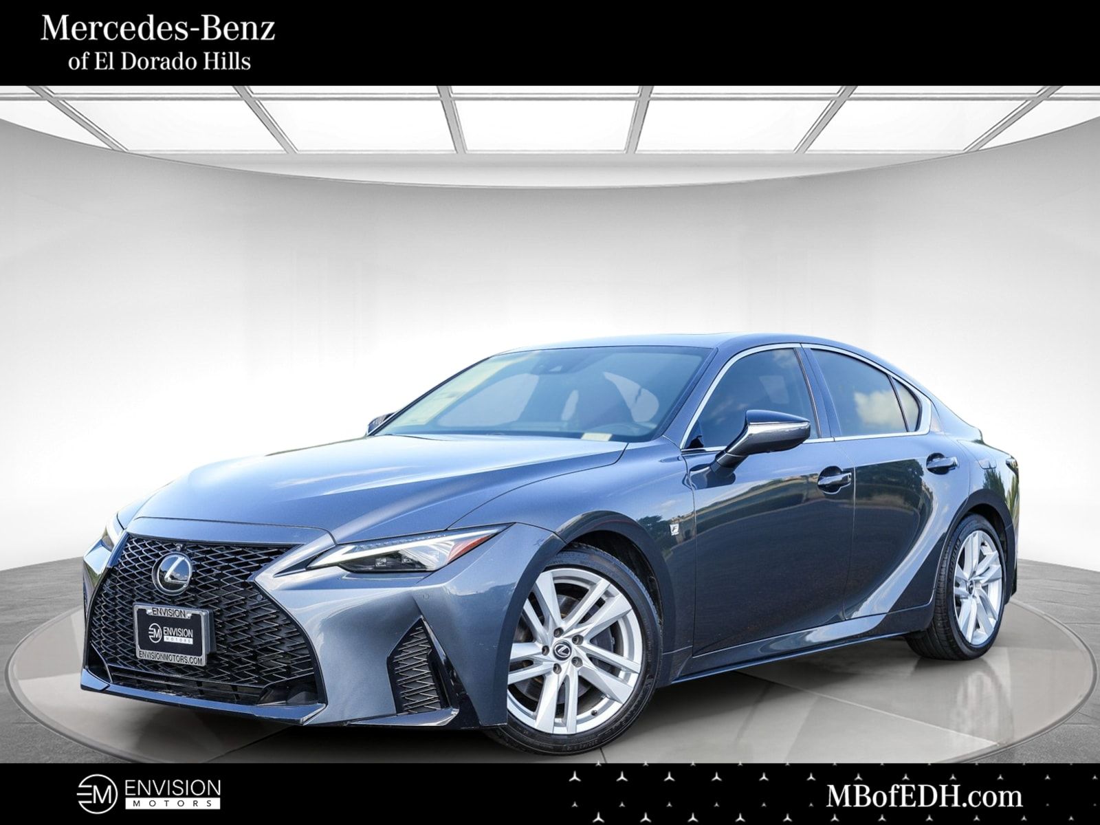 Gray 2023 Lexus IS 350 F Sport RWD Sedan Rear-Wheel Drive 8-Speed Automatic