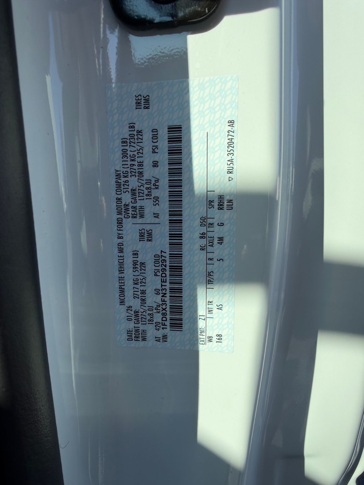New 2026 Oxford White Ford XL image 5