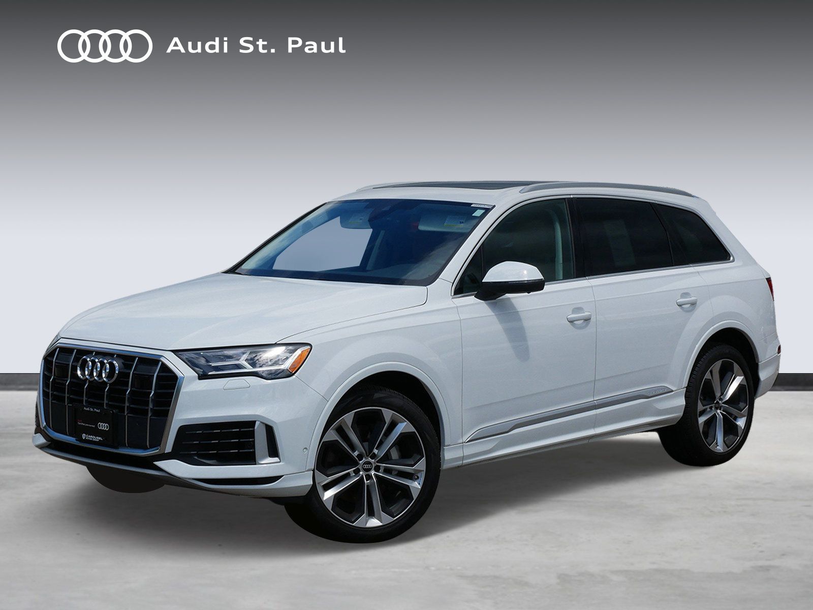 Carrara White 2023 Audi Q7 SUV / Crossover All-Wheel Drive 8-Speed Automatic