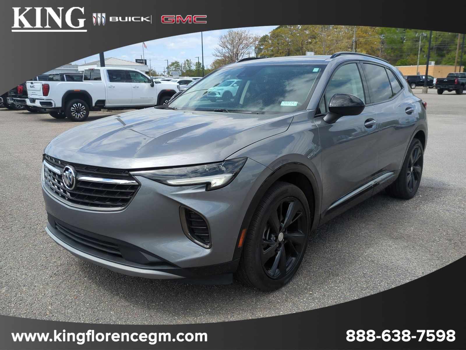 Satin Steel Gray Metallic 2021 Buick Envision Essence FWD SUV / Crossover Front-Wheel Drive 9-Speed Automatic