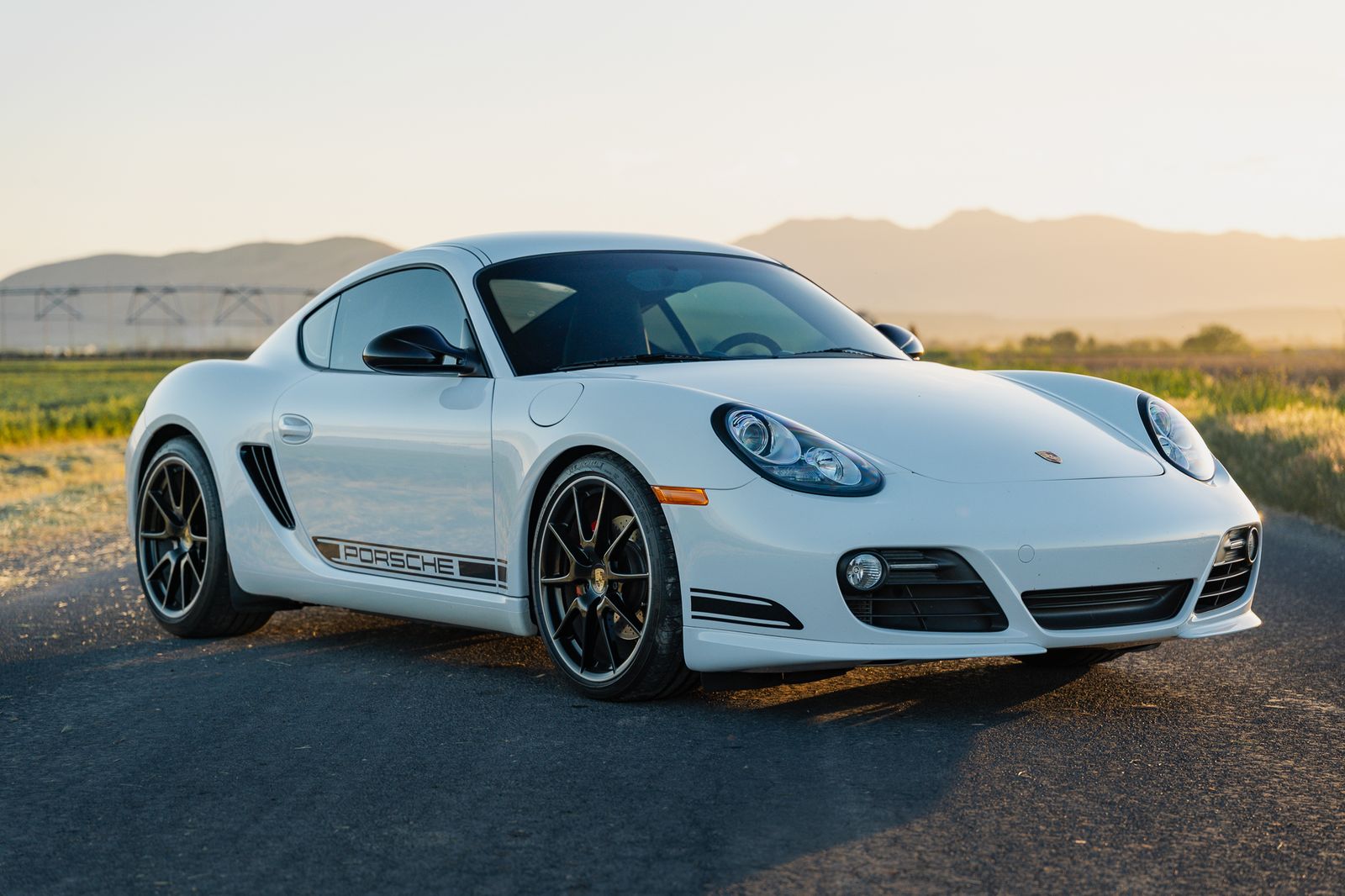 White 2012 Porsche Cayman Coupe Rear-Wheel Drive