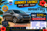 Used 2018 Honda Odyssey Van