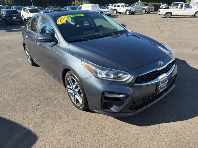 Gravity Gray 2019 Kia Forte S FWD Sedan Front-Wheel Drive Continuously Variable Transmission