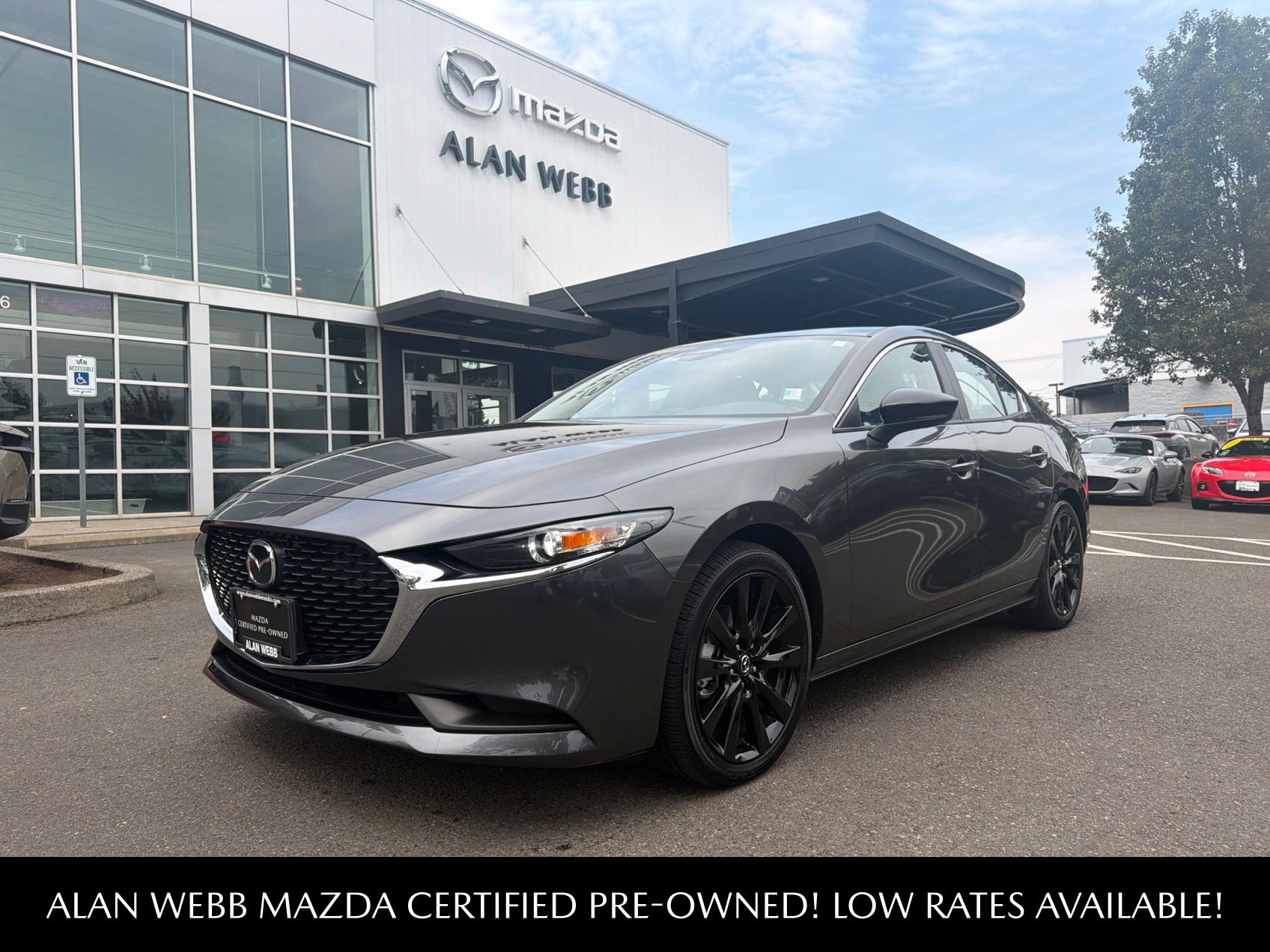 Machine Gray Metallic 2026 Mazda MAZDA3 Sedan Front-Wheel Drive 6-Speed Automatic