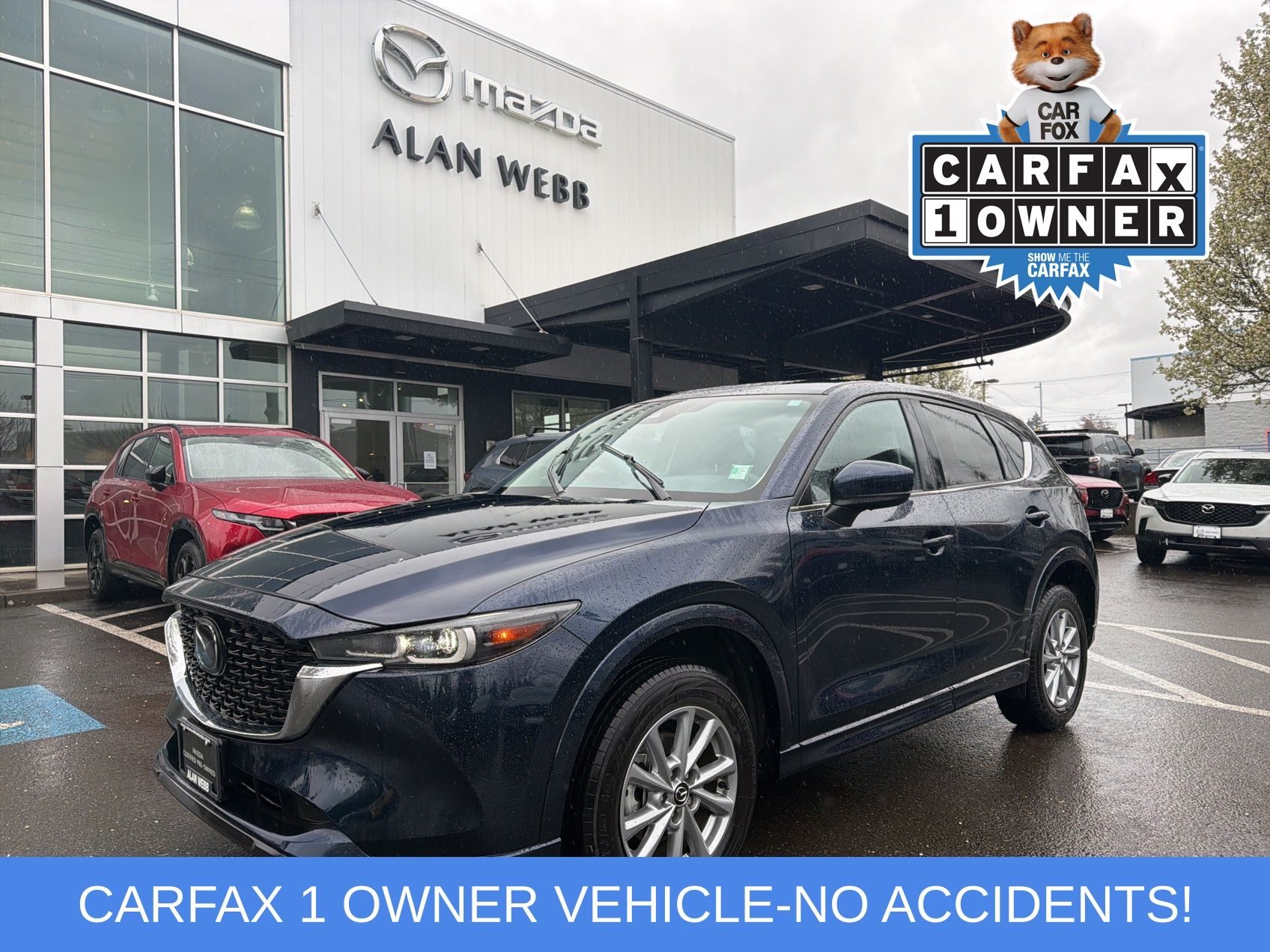 Deep Crystal Blue Mica 2024 Mazda CX-5 2.5 S Select AWD SUV / Crossover All-Wheel Drive 6-Speed Automatic