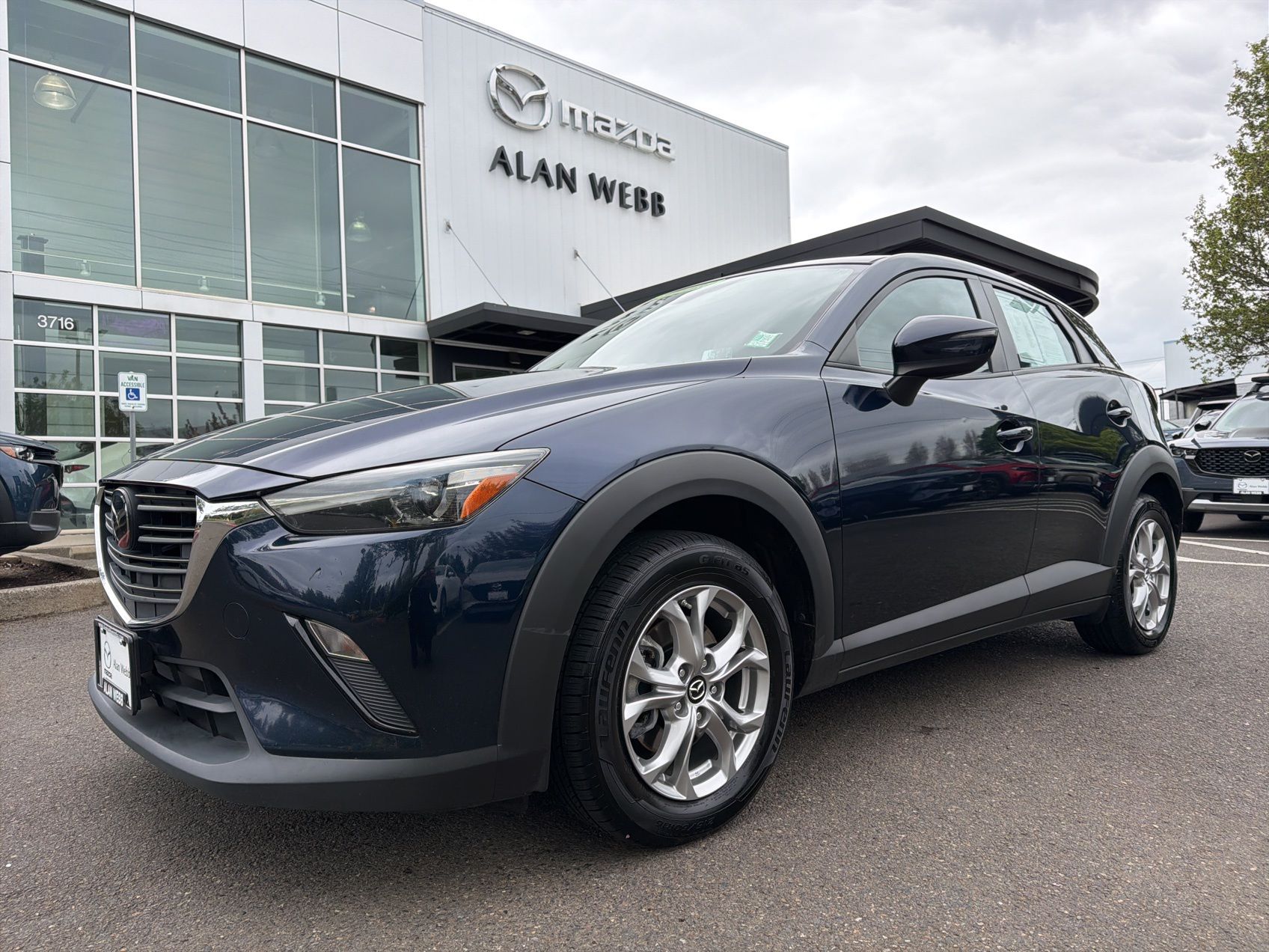 Deep Crystal Blue Mica 2020 Mazda CX-3 Sport AWD SUV / Crossover All-Wheel Drive 6-Speed Automatic