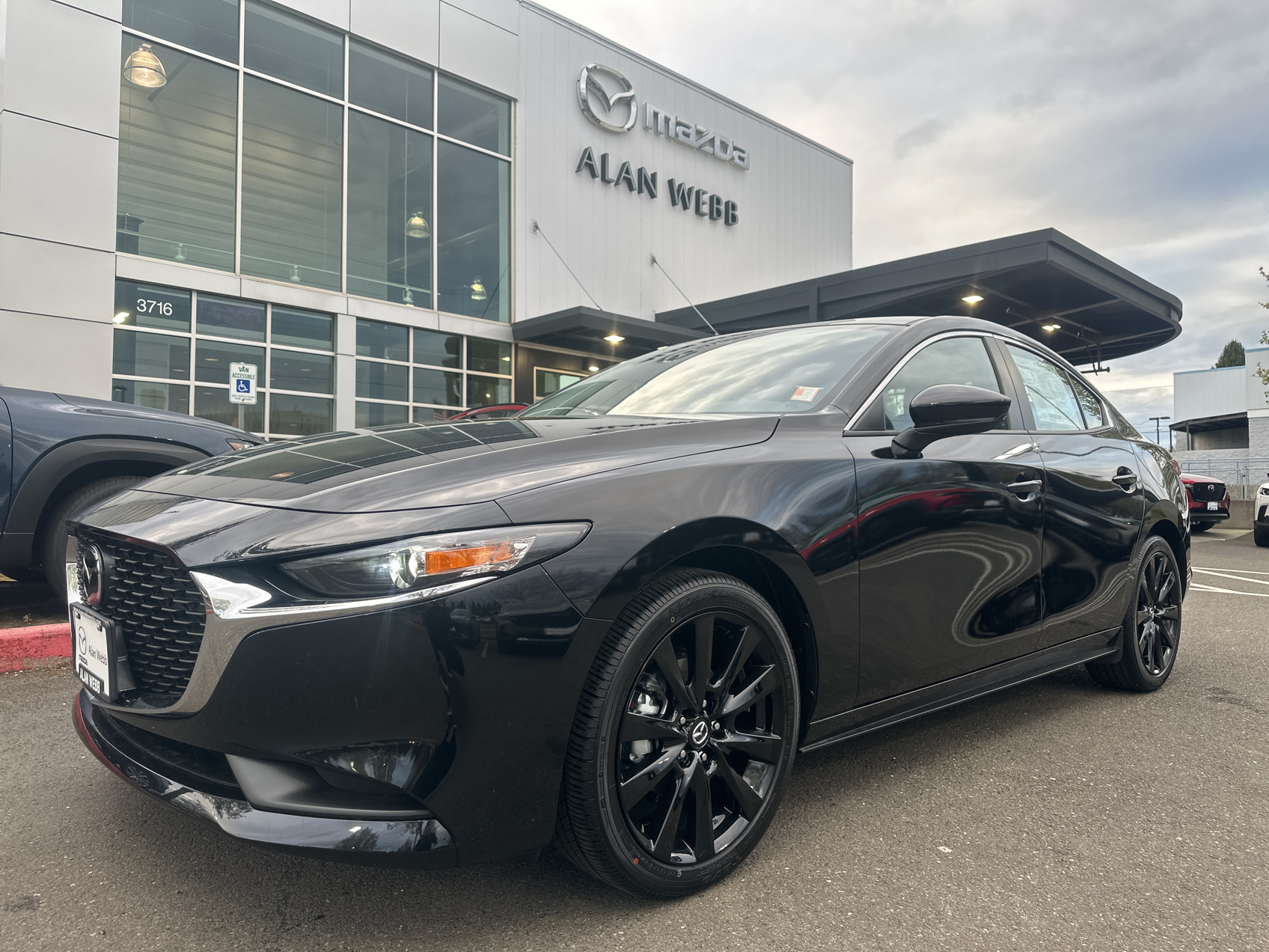 Jet Black Mica 2026 Mazda MAZDA3 2.5 S Select Sport FWD Sedan Front-Wheel Drive 6-Speed Automatic