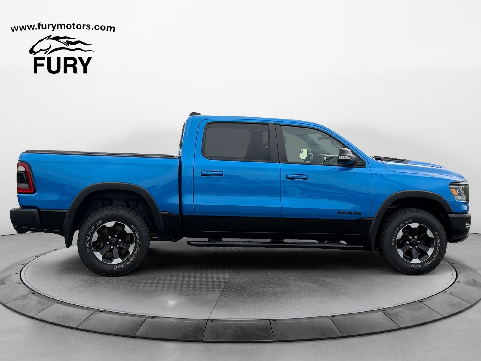2022 Hydro Blue Pearlcoat Ram 1500 Rebel 4X4 Truck