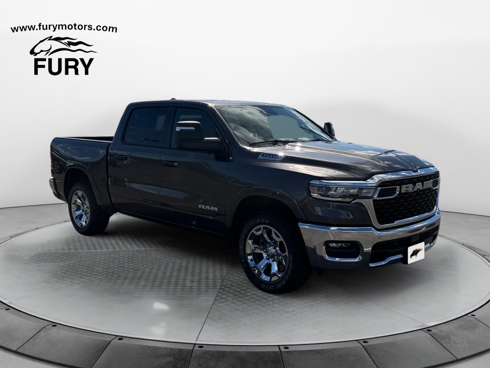 Gray (Granite Crystal Metallic Clearcoat) 2026 RAM 1500 Pickup Truck Four-Wheel Drive 8-Speed Automatic