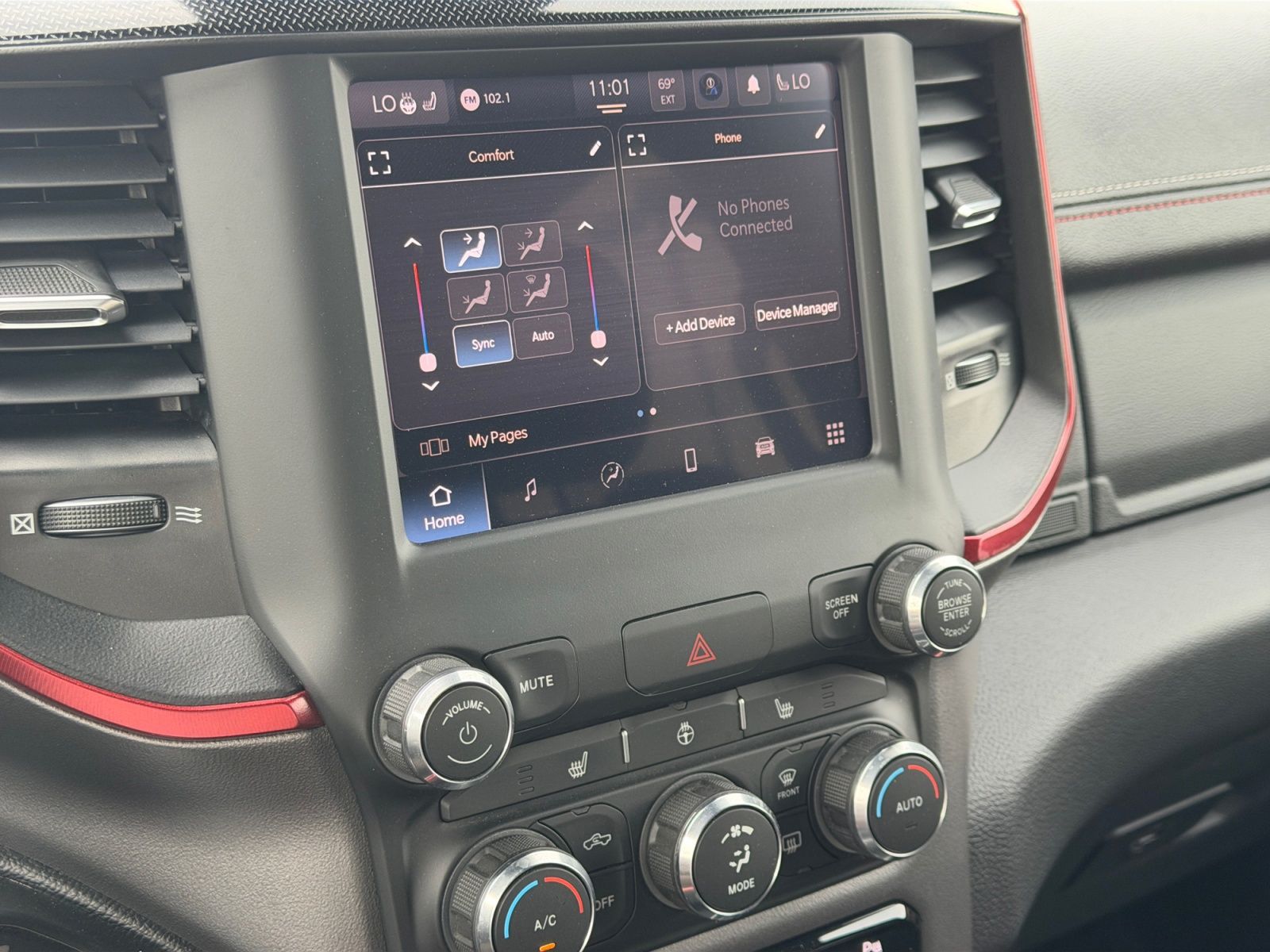 2022 Hydro Blue Pearlcoat Ram 1500 Rebel 4X4 Truck