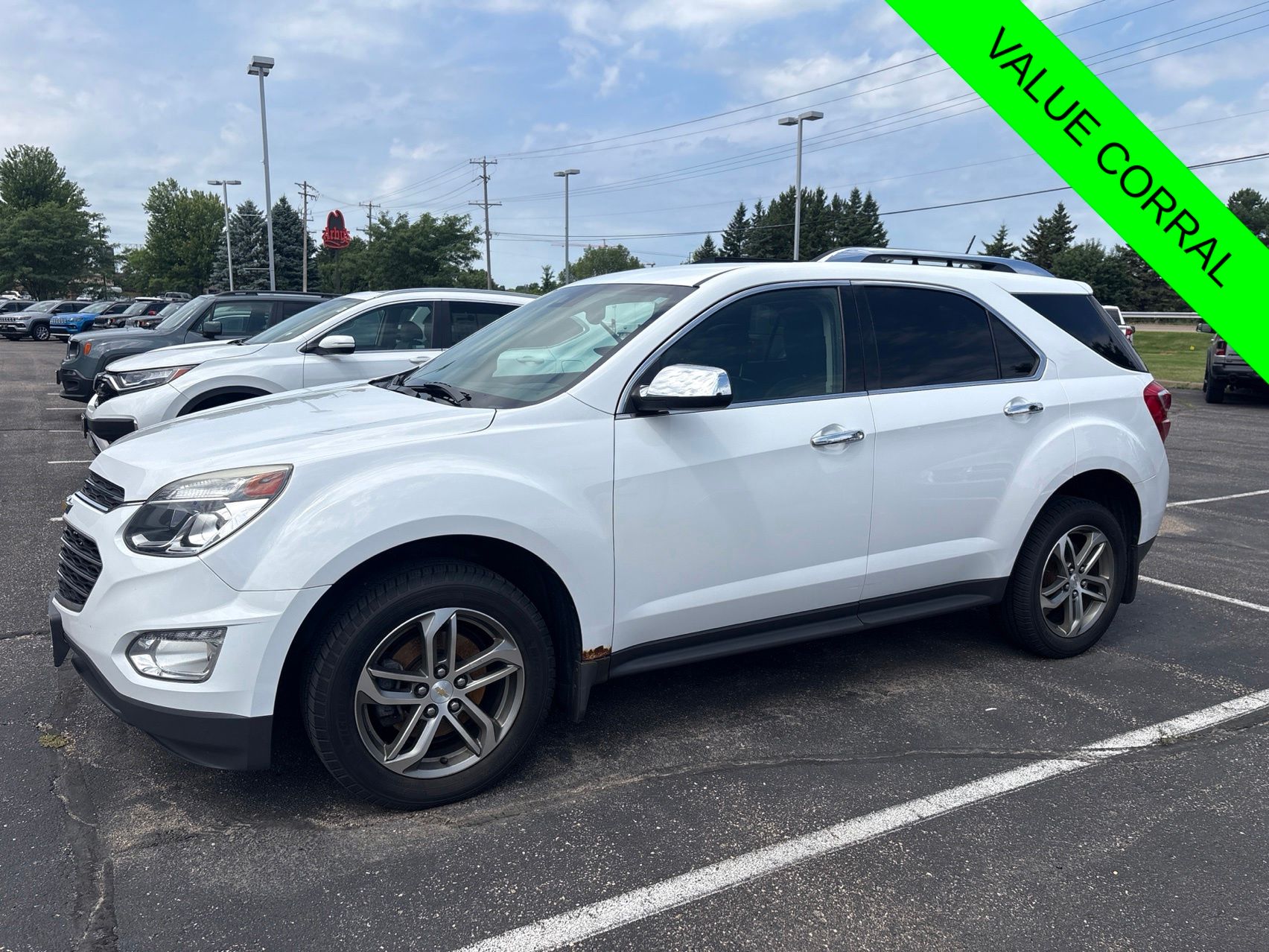 Summit White 2017 Chevrolet Equinox SUV / Crossover All-Wheel Drive 6-Speed Automatic Overdrive