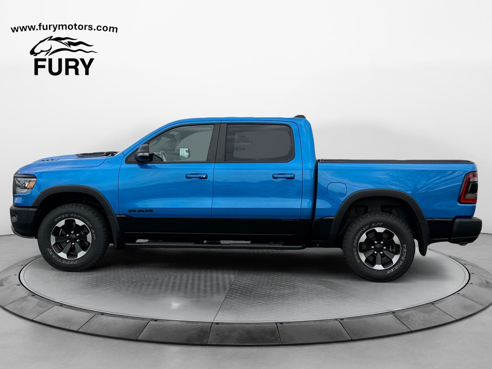 2022 Hydro Blue Pearlcoat Ram 1500 Rebel 4X4 Truck