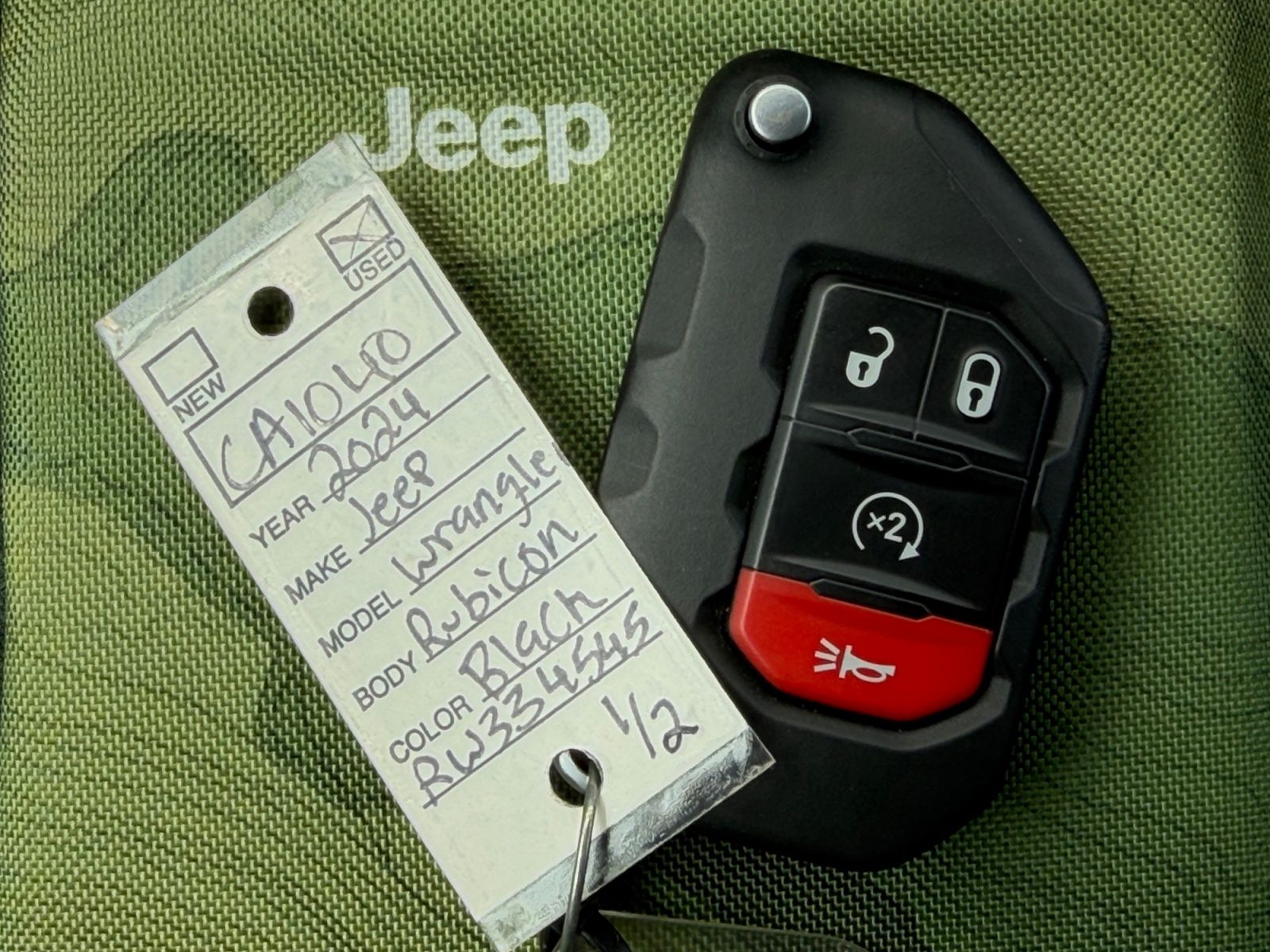 2024 Black Clearcoat Jeep Wrangler Rubicon X 4X4 SUV