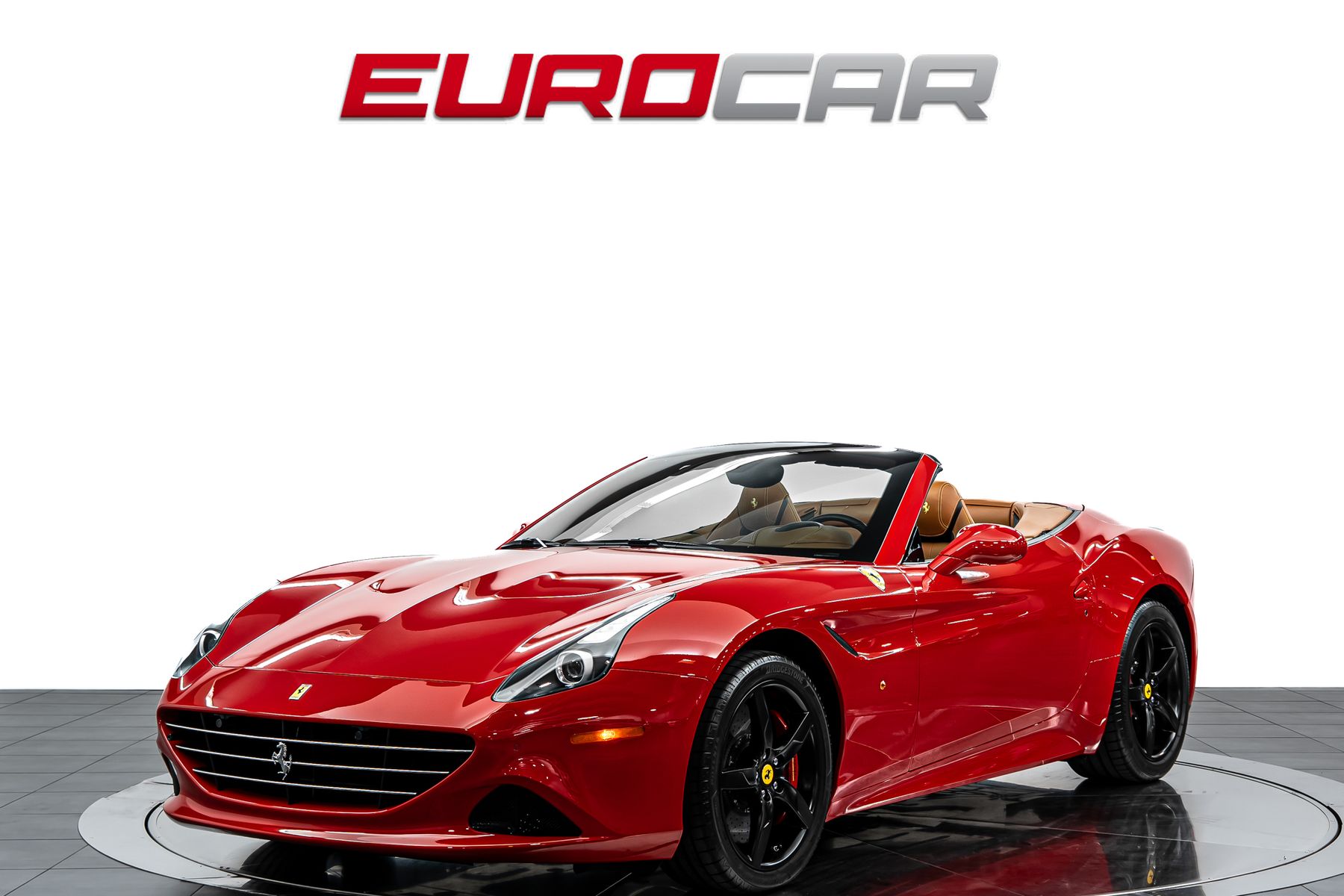 Red 2016 Ferrari California T Roadster Convertible Rear-Wheel Drive 7-Speed Automatic