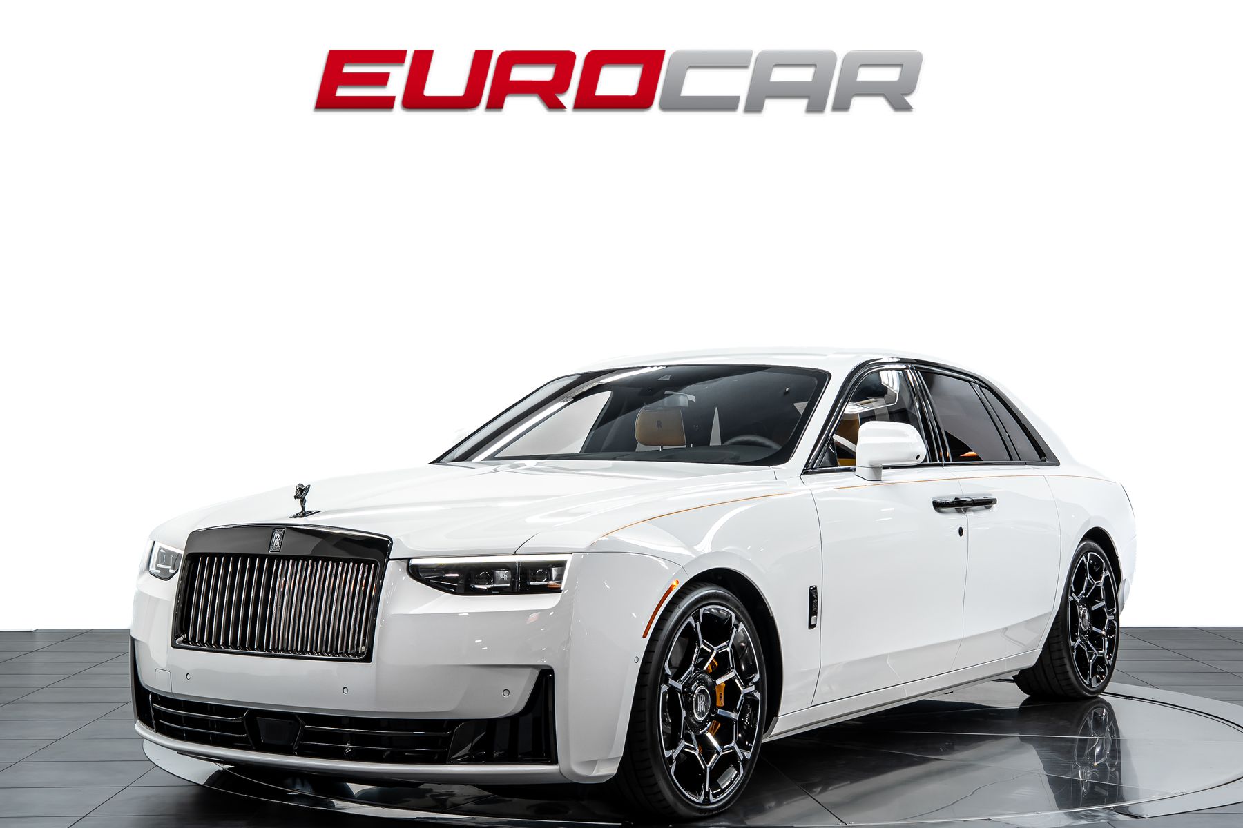Arctic White 2025 Rolls-Royce Ghost Black Badge AWD Sedan All-Wheel Drive 8-Speed Automatic