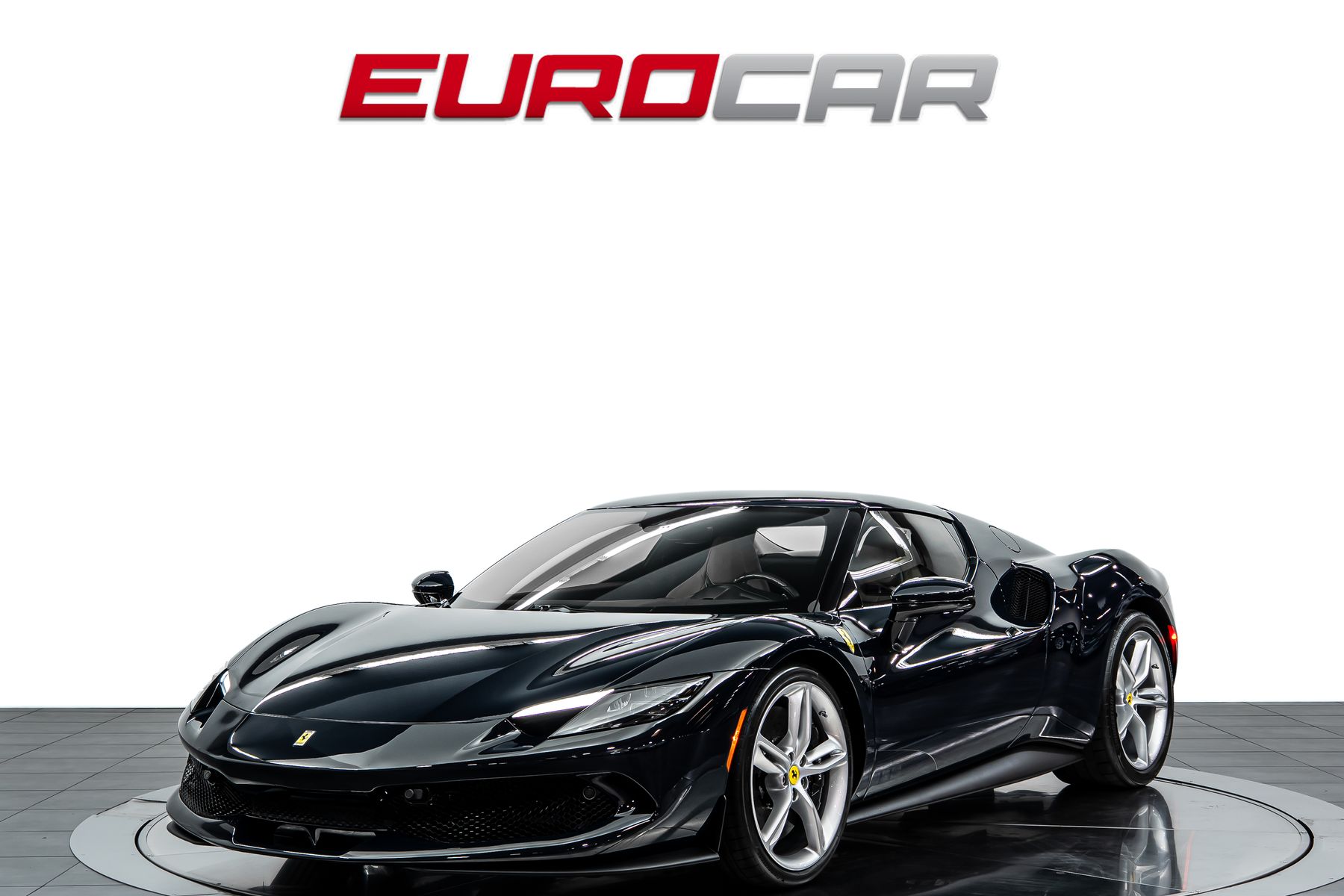 Blue 2023 Ferrari 296 GTB Coupe Rear-Wheel Drive 8-Speed Dual Clutch